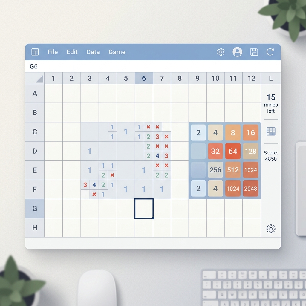5 Minimalist Browser Games That Look Just Like Spreadsheet Software: Targeting Stealthy Browser Games
